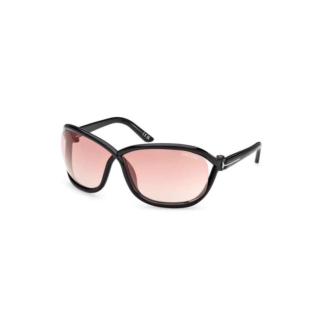 Authentic Tom Ford Fernanda FT1069 01Z Sunglasses NEW with Case Black Purple